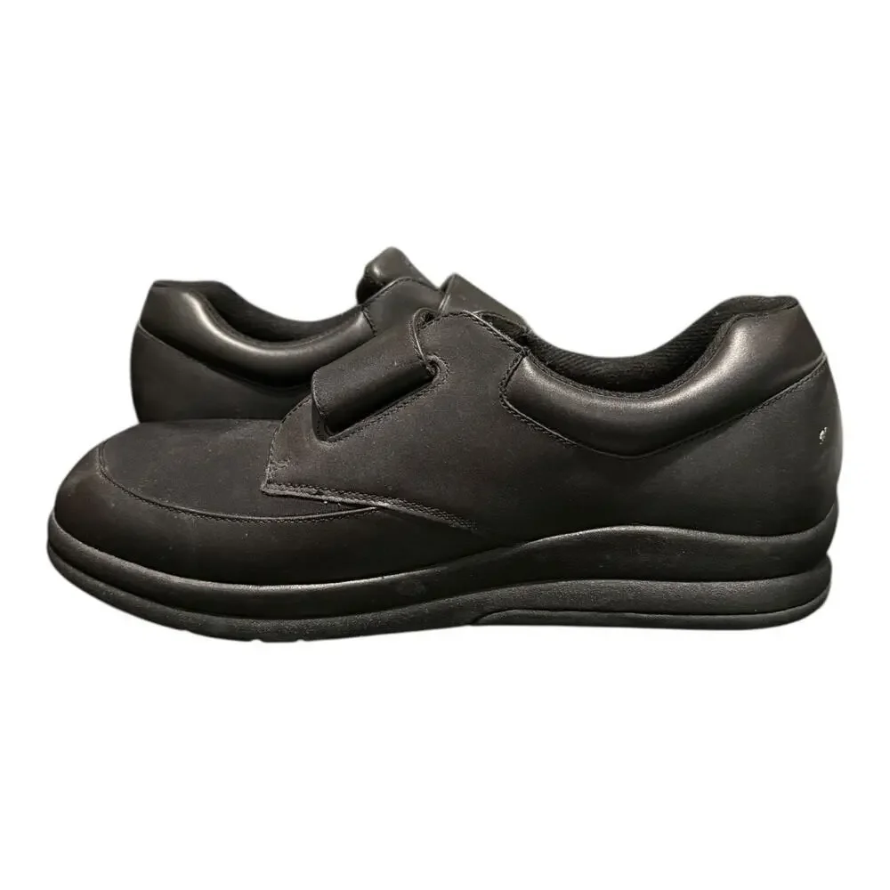 P. W. Minor Canfield 16831 Natural Strap Shoes Ortho Black Men's Size 11.5 2W